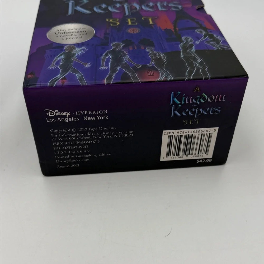 KINGDOM KEEPERS- 4 Book Set w/ Journal Magical World of Disney by Ridley Pearson
